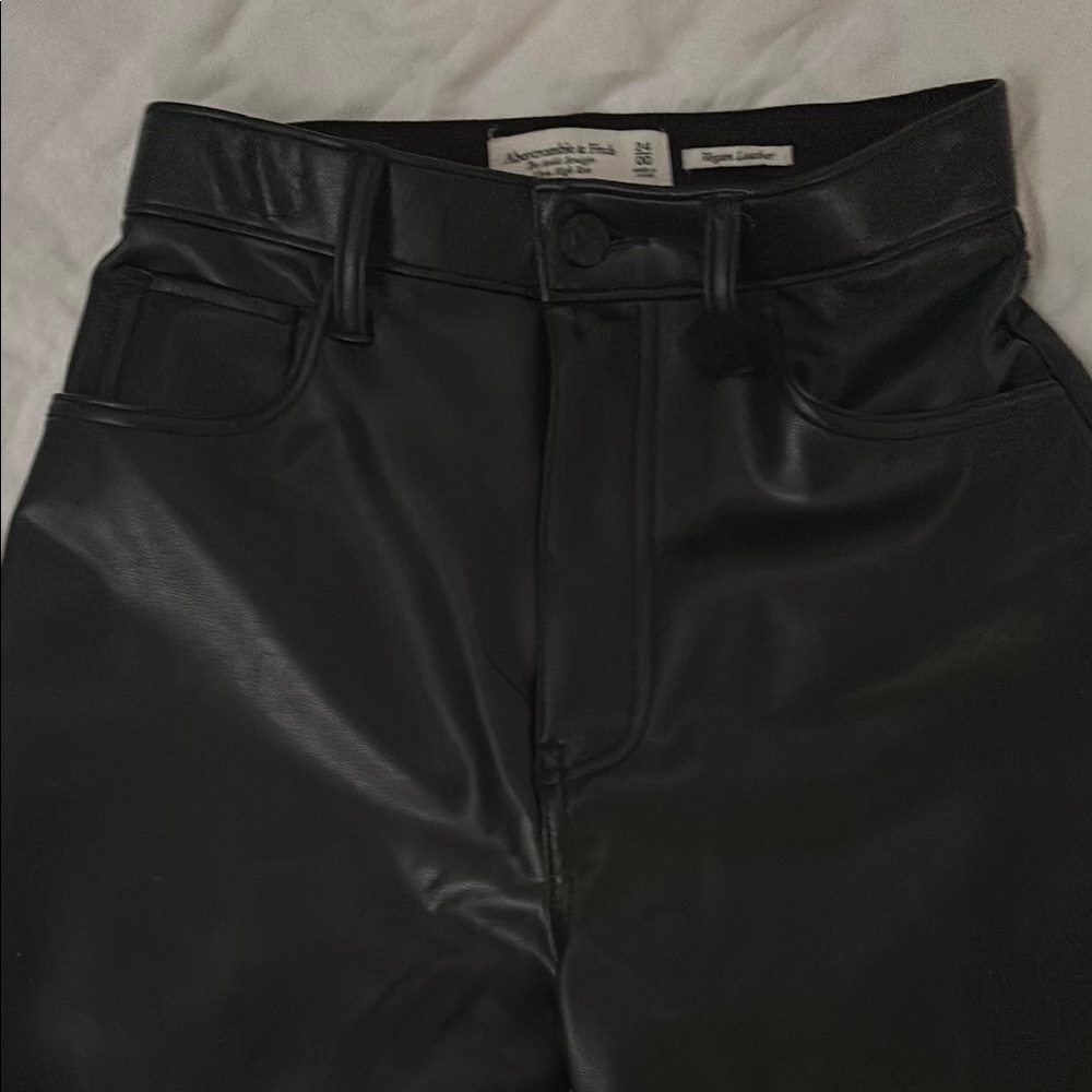 Black Leather Pants